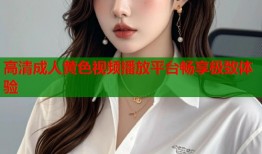 高清成人黄色视频播放平台畅享极致体验