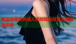高清流畅黄色成人视频网站尽享无限激情体验