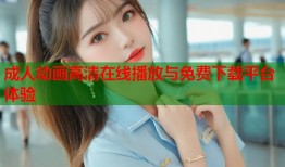 成人动画高清在线播放与免费下载平台体验