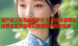 国产成人免费视频平台 免费高清视频在线看丰富资源每日更新体验极致畅享