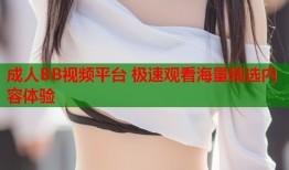 成人BB视频平台 极速观看海量精选内容体验