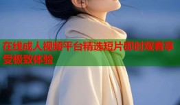 在线成人视频平台精选短片即时观看享受极致体验