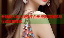 全球最大成人视频平台免费高清视频与互动直播体验