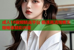 成人18视频精选平台 极速高清观看无限畅享精彩内容