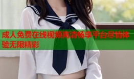 成人免费在线视频高清畅享平台尽情体验无限精彩