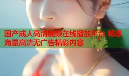 国产成人高清视频在线播放平台 畅享海量高清无广告精彩内容