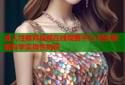 成人性教育视频在线观看平台 轻松获取科学实用性知识