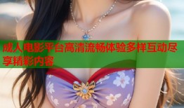 成人电影平台高清流畅体验多样互动尽享精彩内容