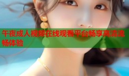 午夜成人视频在线观看平台畅享高清流畅体验