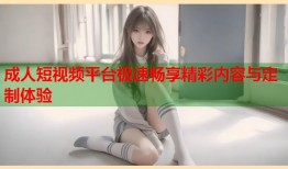 成人短视频平台极速畅享精彩内容与定制体验