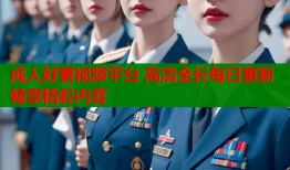 成人好看视频平台 高清全长每日更新畅享精彩内容
