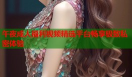 午夜成人福利视频精选平台畅享极致私密体验