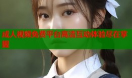 成人视频免费平台高清互动体验尽在掌握