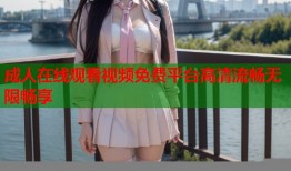 成人在线观看视频免费平台高清流畅无限畅享