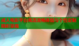 成人电影平台高清流畅体验与个性定制精彩呈现