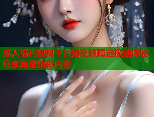 成人福利视频平台短视频精选极速体验尽享海量精彩内容